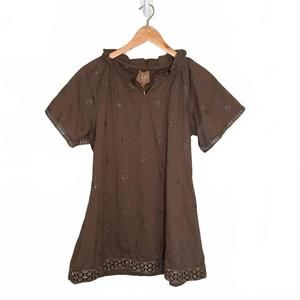 NEW CLARA THE LABEL women's blair blouse in willow
